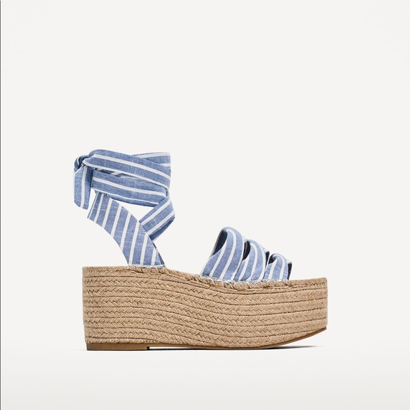jute platform sandals